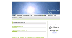 Desktop Screenshot of consciencepure.net